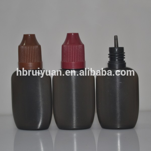 5ml15ミリリットル楕円形の黒い10mlldpeプラスチックドロッパーボトルのための英国-ボトル問屋・仕入れ・卸・卸売り