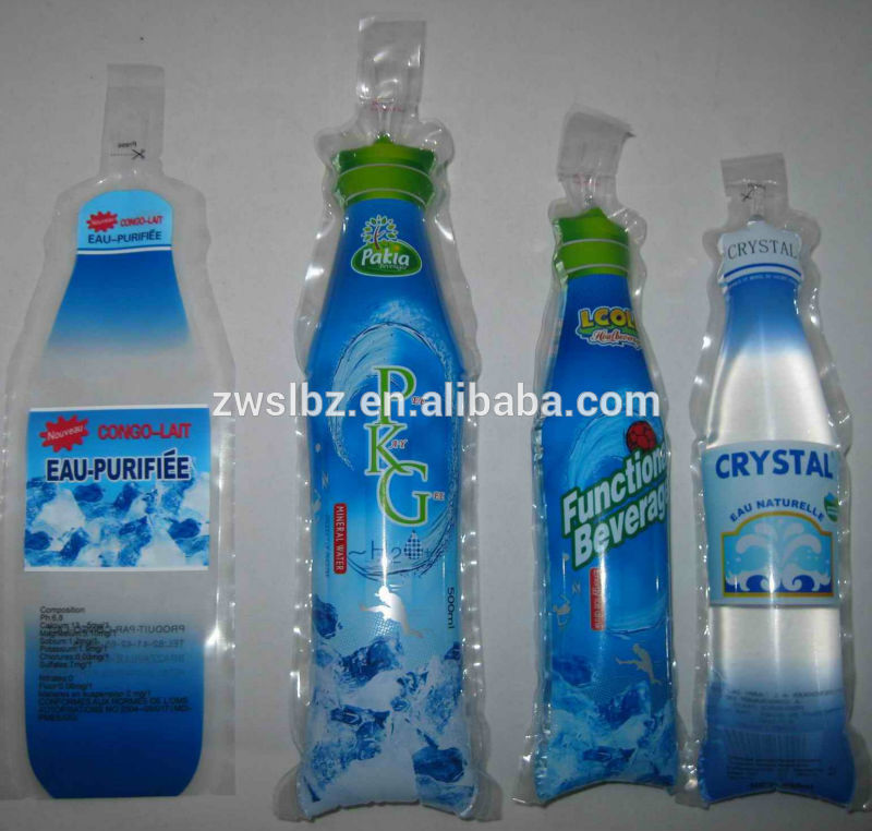 純粋な飲料水プラスチック バッグ/ボトル形プラスチック バッグ用精製水-包装袋問屋・仕入れ・卸・卸売り