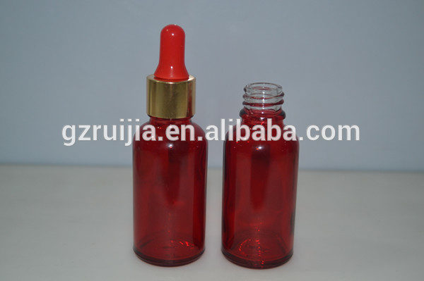 赤50ml熱い販売のガラスのドロッパーボトルスポイト付き子どもにとって安全な電子cigのために/eliquid5-100ml-ボトル問屋・仕入れ・卸・卸売り