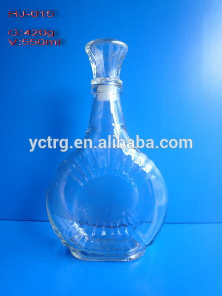 透明ガラス ワイン ボトル 550 ミリリットル/750 ミリリットル/1000 ミリリットル-問屋・仕入れ・卸・卸売り