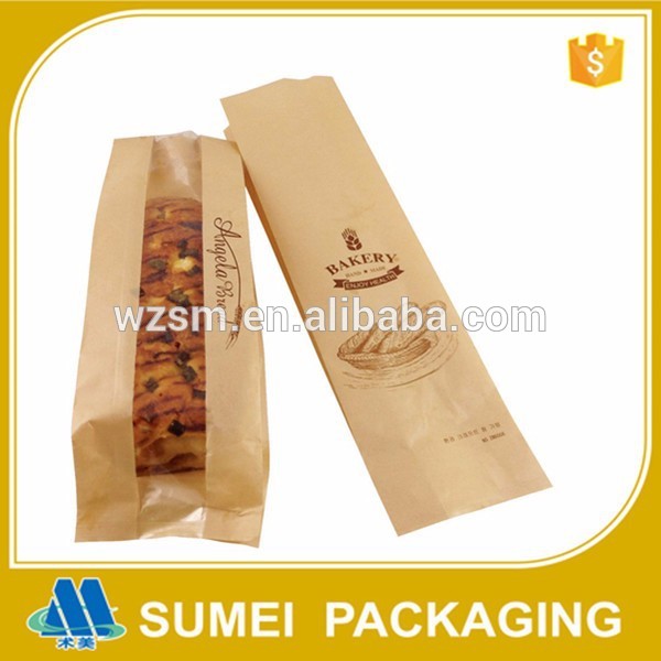 卸売中国紙リサイクル茶色の紙袋のためのバゲットパンの-包装袋問屋・仕入れ・卸・卸売り