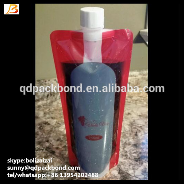 青島packbond折りたたみ折りたたみワインボトル用赤白ワイン/プラスチックワインボトルプラスチックバッグ用卸売-ボトル問屋・仕入れ・卸・卸売り