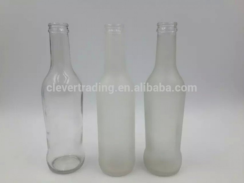すりガラスとクリア300ミリリットルカクテルボトルワイングラス-ボトル問屋・仕入れ・卸・卸売り
