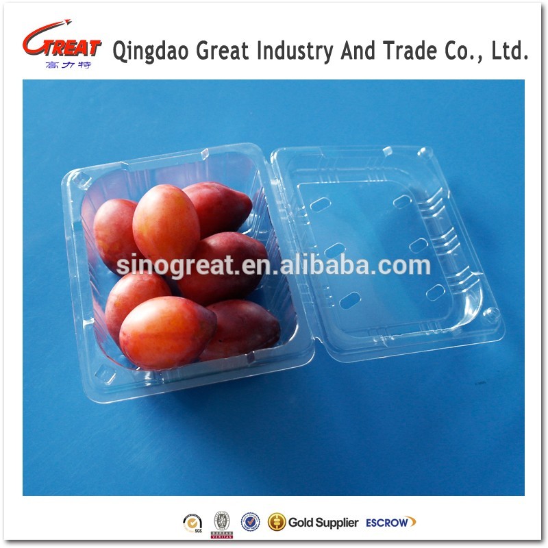プラスチックフルーツコンテナクラムシェル包装ブリスター包装用トマト-包装用トレー問屋・仕入れ・卸・卸売り