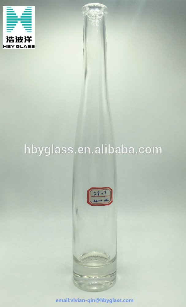 高品質400ml氷のワイングラスのボトル、 リンゴ酢飲料ガラスボトルガラスキャップ-ボトル問屋・仕入れ・卸・卸売り