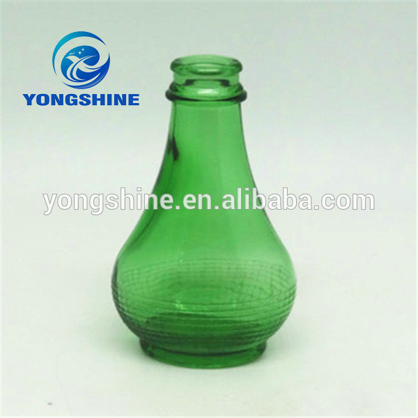 110ミリリットルユニークな形状ガラスワインボトル、グリーンアルコールガラス瓶卸売-ボトル問屋・仕入れ・卸・卸売り