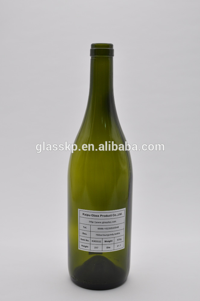 中国供給750ミリリットル高品質ブルゴーニュバルクガラスボトル-ボトル問屋・仕入れ・卸・卸売り