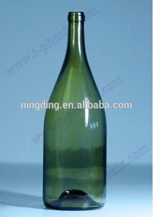 シャンパングラスボトル1.5l1500ミリリットル濃い緑色の大型ボトル-ボトル問屋・仕入れ・卸・卸売り