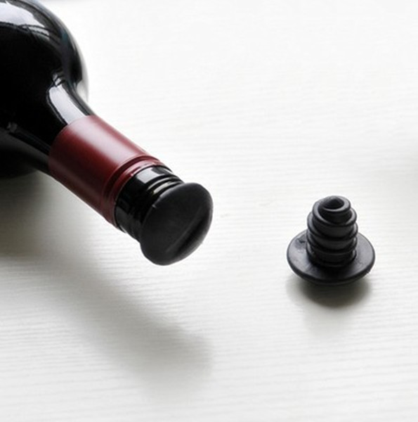 スクリューデザイン装飾的なシリコーンゴムのワインボトルストッパー、 油のボトルのコルク-ふた、キャップ類問屋・仕入れ・卸・卸売り