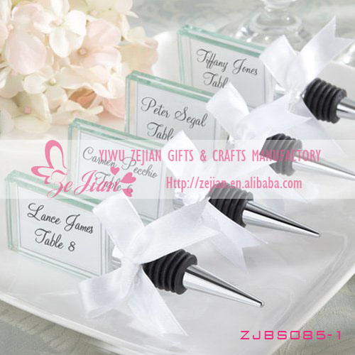 瞬間を捉えるガラスフォトホルダーボトルストッパー結婚式の贈り物-ふた、キャップ類問屋・仕入れ・卸・卸売り