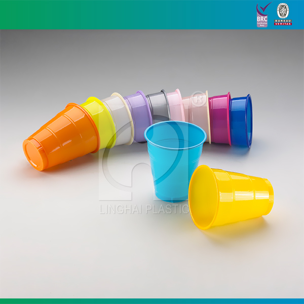 カラフルなプラスチック製のパーティーコップ-パッケージカップ、ボーリング問屋・仕入れ・卸・卸売り