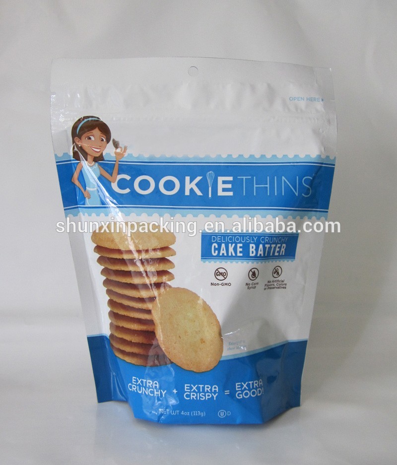 品質のクッキーfdaスナック食べ物は袋スタンドアップ-包装袋問屋・仕入れ・卸・卸売り