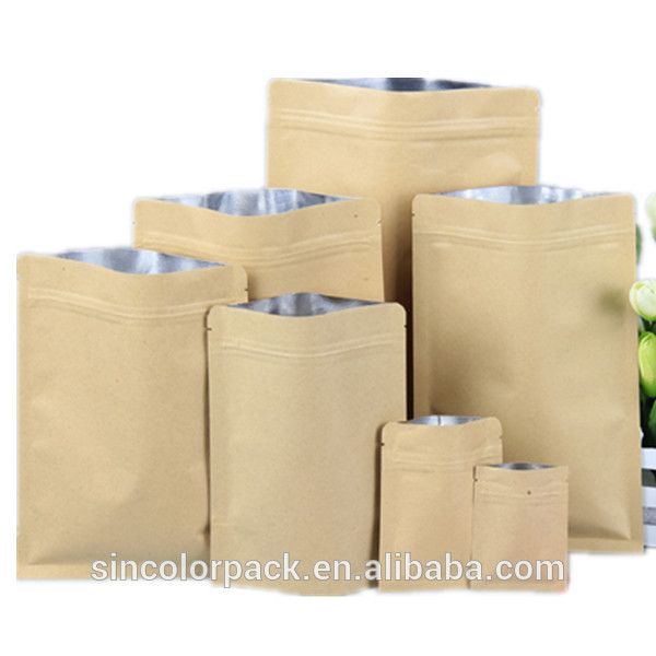 1lb 16オンスサイドマチコーヒー袋アルミ箔黒化合クラフト紙-包装袋問屋・仕入れ・卸・卸売り