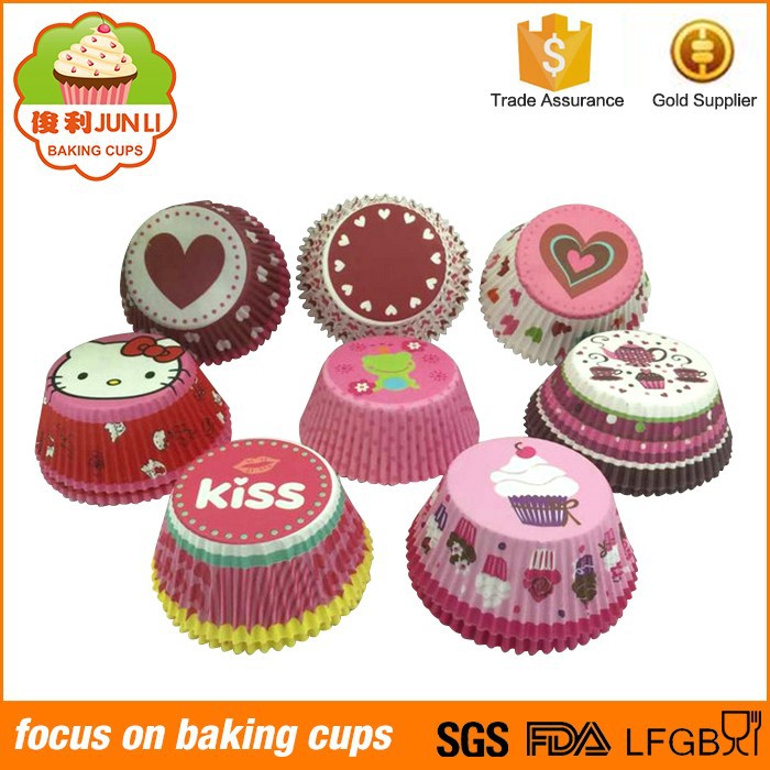 食品グレードで作られた材料円形の紙のカップケーキの紙のケーキカップ-パッケージカップ、ボーリング問屋・仕入れ・卸・卸売り