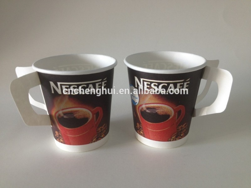 ハンドル付き紙コップ使い捨て、 プリント紙コーヒーカップ、 コーヒーの紙コップホルダー-パッケージカップ、ボーリング問屋・仕入れ・卸・卸売り
