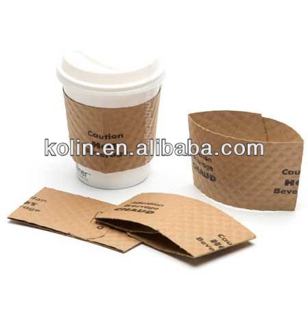 使い捨て8-20oz印刷された紙のコーヒーカップスリーブ-パッケージカップ、ボーリング問屋・仕入れ・卸・卸売り