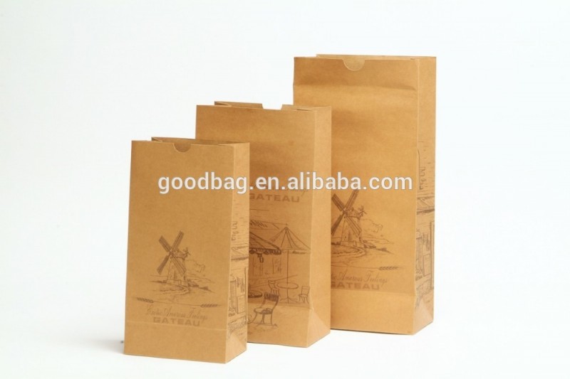 耐油mj-kbp06高品質茶色のクラフト紙の袋を製造していますアリババ中国広州-包装袋問屋・仕入れ・卸・卸売り