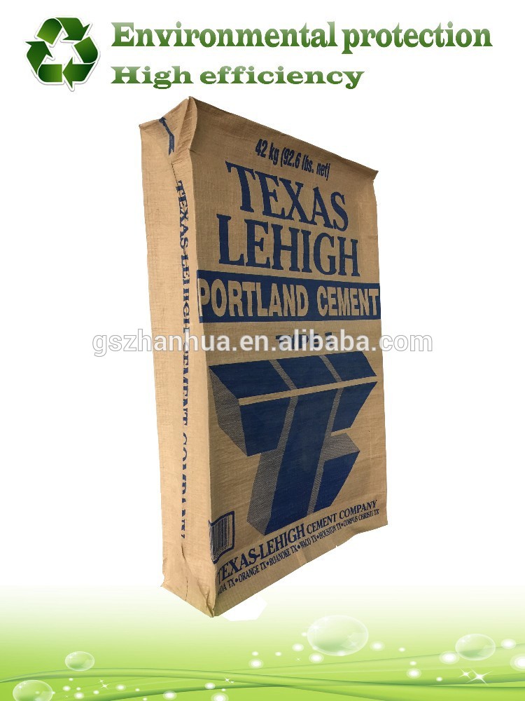 25kg50kgクラフト紙糸貼りバルブセメント袋、 セメント袋バルブ付き-包装袋問屋・仕入れ・卸・卸売り