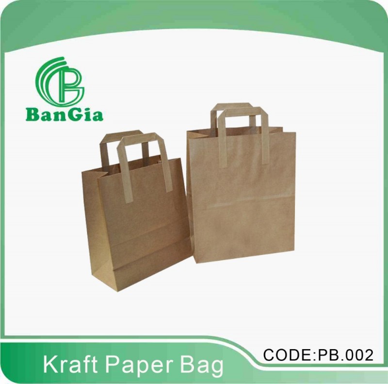 リサイクル最高品質新しいデザイン平底クラフト紙バッグ-包装袋問屋・仕入れ・卸・卸売り