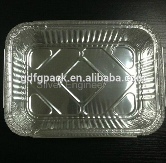 の長方形の食品包装用アルミ箔の容器-アルミ容器問屋・仕入れ・卸・卸売り