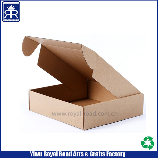 茶色のクラフト紙ボックス折り畳み式衣服のパッキングのために-梱包箱問屋・仕入れ・卸・卸売り
