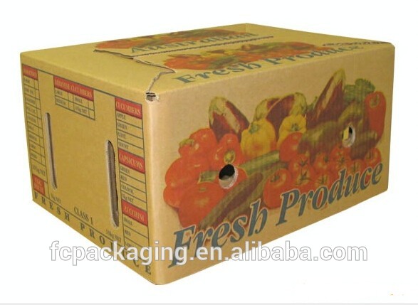 生鮮食品の防水ワックス低温貯蔵果実のカートンボックス-梱包箱問屋・仕入れ・卸・卸売り