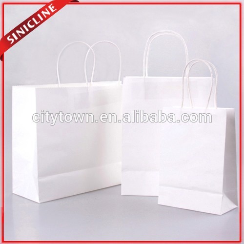 白クラフトpaperbagsiniclineゴールドサプライヤーと魅力的な折り畳み式-包装袋問屋・仕入れ・卸・卸売り