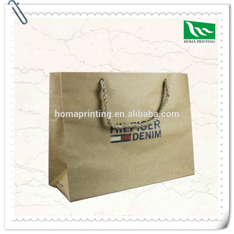 クラフト紙のショッピングの包装袋取っ手付き茶色の紙袋-包装袋問屋・仕入れ・卸・卸売り