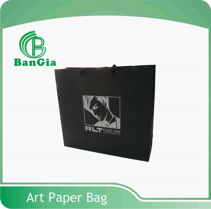高級綿ロープハンドルアート紙バッグ用ショッピング-包装袋問屋・仕入れ・卸・卸売り