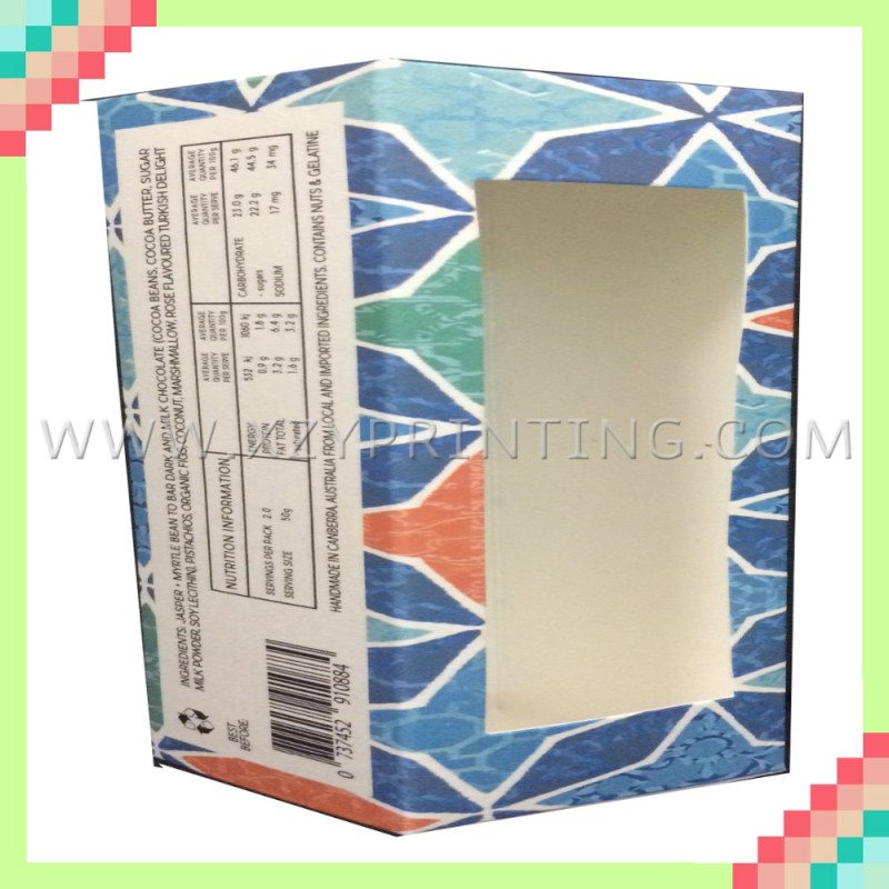 ロゴ銅箔300グラム白いクラフト紙箱-梱包箱問屋・仕入れ・卸・卸売り