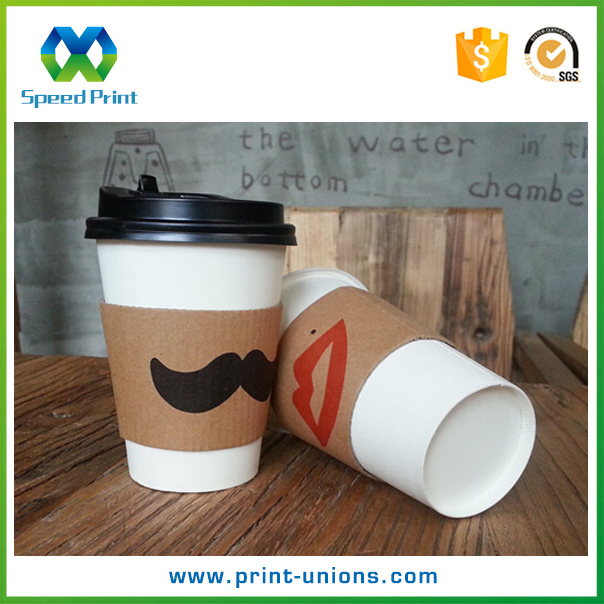 コーヒークラフト紙カップスリーブ使用と12オンス紙コーヒーカップとスリーブ-パッケージカップ、ボーリング問屋・仕入れ・卸・卸売り