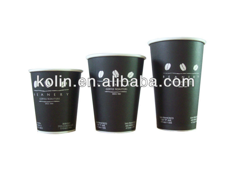 Fdaおよびeu認定エコ- フレンドリーなカスタム印刷された紙のコーヒーカップ-パッケージカップ、ボーリング問屋・仕入れ・卸・卸売り