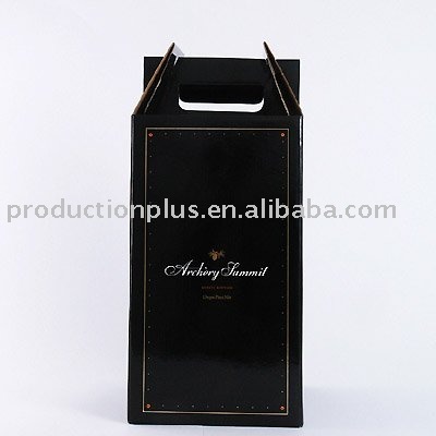 美しいprintiedcarboard包装ワインのキャリアボックス-梱包箱問屋・仕入れ・卸・卸売り
