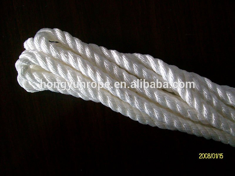 白3ストランドナイロンロープ-梱包用ロープ問屋・仕入れ・卸・卸売り