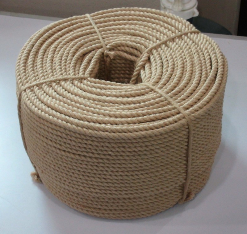 3鎖ジュートロープ-梱包用ロープ問屋・仕入れ・卸・卸売り