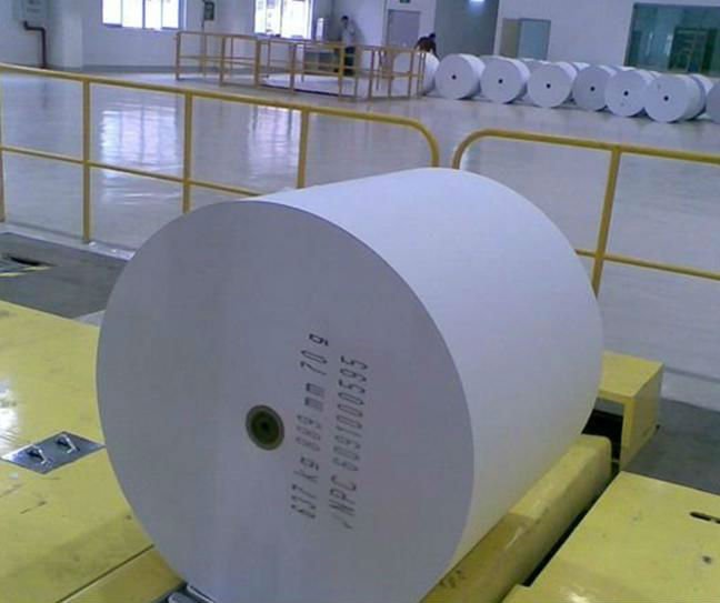 中国の工場70gsm白いオフセット印刷のペーパーロール-専門用紙問屋・仕入れ・卸・卸売り