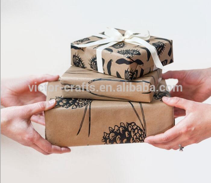 ビクター工芸クリスマス紙デザイン用ラップ ギフト クラフト紙折り紙紙-問屋・仕入れ・卸・卸売り