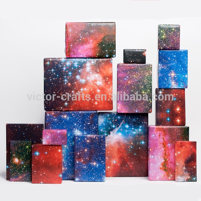 ビクター工芸大銀河プリント ギフト ラップ カラフル星ギフト紙シート-問屋・仕入れ・卸・卸売り