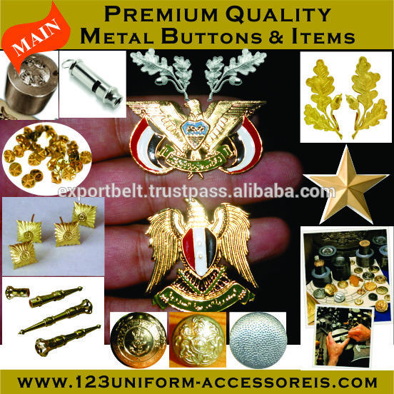 記章バッジ、 の金属のバッジ、 メダル、 プレミアム品質の真鍮のボタン-金属工芸品問屋・仕入れ・卸・卸売り
