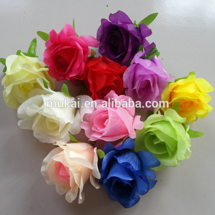 diy材料は花のヘッドをバラ造花の結婚式の装飾のための-装飾用花&花網問屋・仕入れ・卸・卸売り