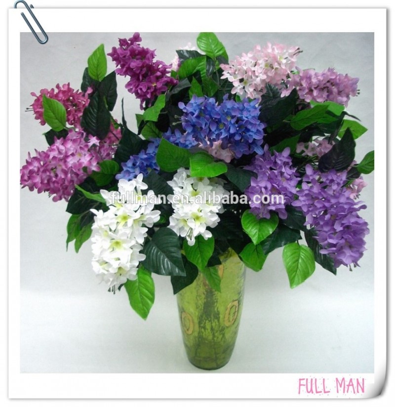紫色の人工的な熱い販売の結婚式ライラックの花の装飾-装飾用花&花網問屋・仕入れ・卸・卸売り