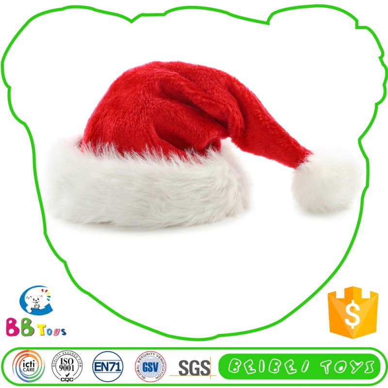 熱い- 販売カスタムかわいいぬいぐるみのサンタクロースの帽子-クリスマスデコレーション用品問屋・仕入れ・卸・卸売り