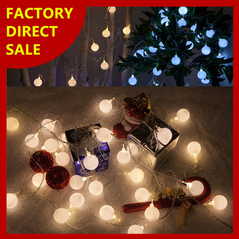 Ledのボールストリングクリスマスライトパーティールームクリスマス結婚式ライト装飾ボール-クリスマスデコレーション用品問屋・仕入れ・卸・卸売り
