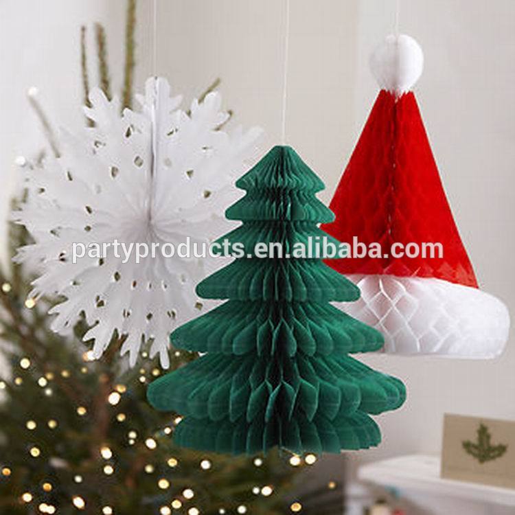 ティッシュペーパーハニカムボールをぶら下げクリスマスパーティーのための紙の飾り-イベント＆パーティー用品問屋・仕入れ・卸・卸売り