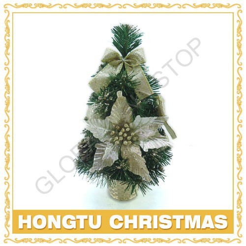 12" クリスマスツリー、 プラスチックツリー、 装飾されたツリー-クリスマスデコレーション用品問屋・仕入れ・卸・卸売り