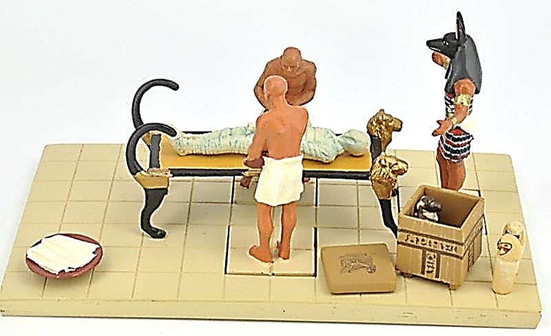 シーンから古代エジプトダイキャストフィギュア-芸術コレクター商品問屋・仕入れ・卸・卸売り