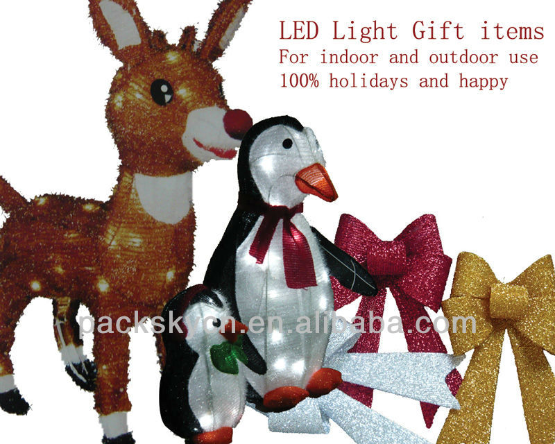 ledライト付きギフト-クリスマスデコレーション用品問屋・仕入れ・卸・卸売り