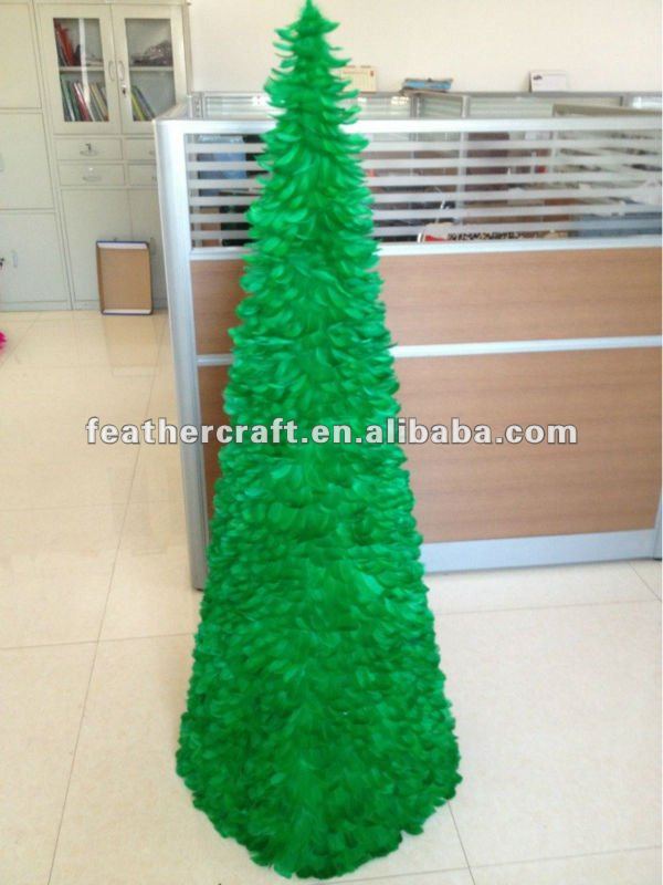緑の羽のクリスマスツリー-クリスマスデコレーション用品問屋・仕入れ・卸・卸売り