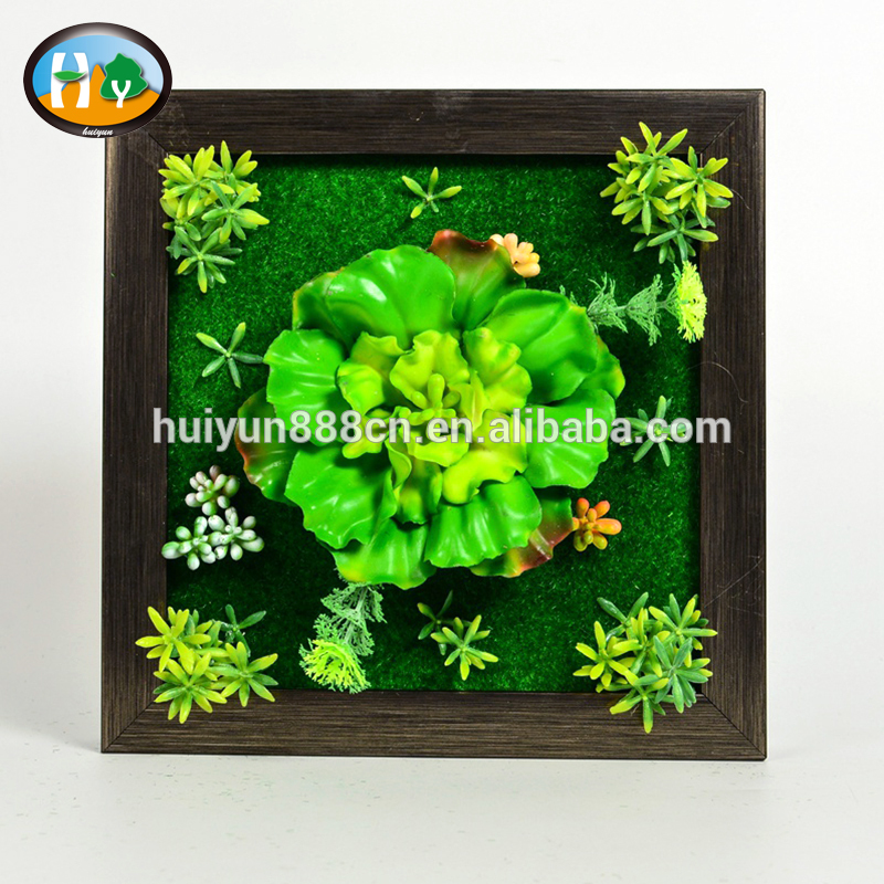 フェイク多肉植物の植物人工フォトフレーム花家の装飾のため-装飾用花&花網問屋・仕入れ・卸・卸売り
