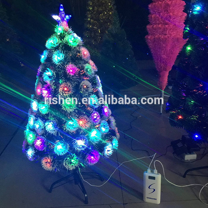 2016ショッピングモール装飾ledクリスマスツリー装飾光ファイバークリスマスツリー-クリスマスデコレーション用品問屋・仕入れ・卸・卸売り